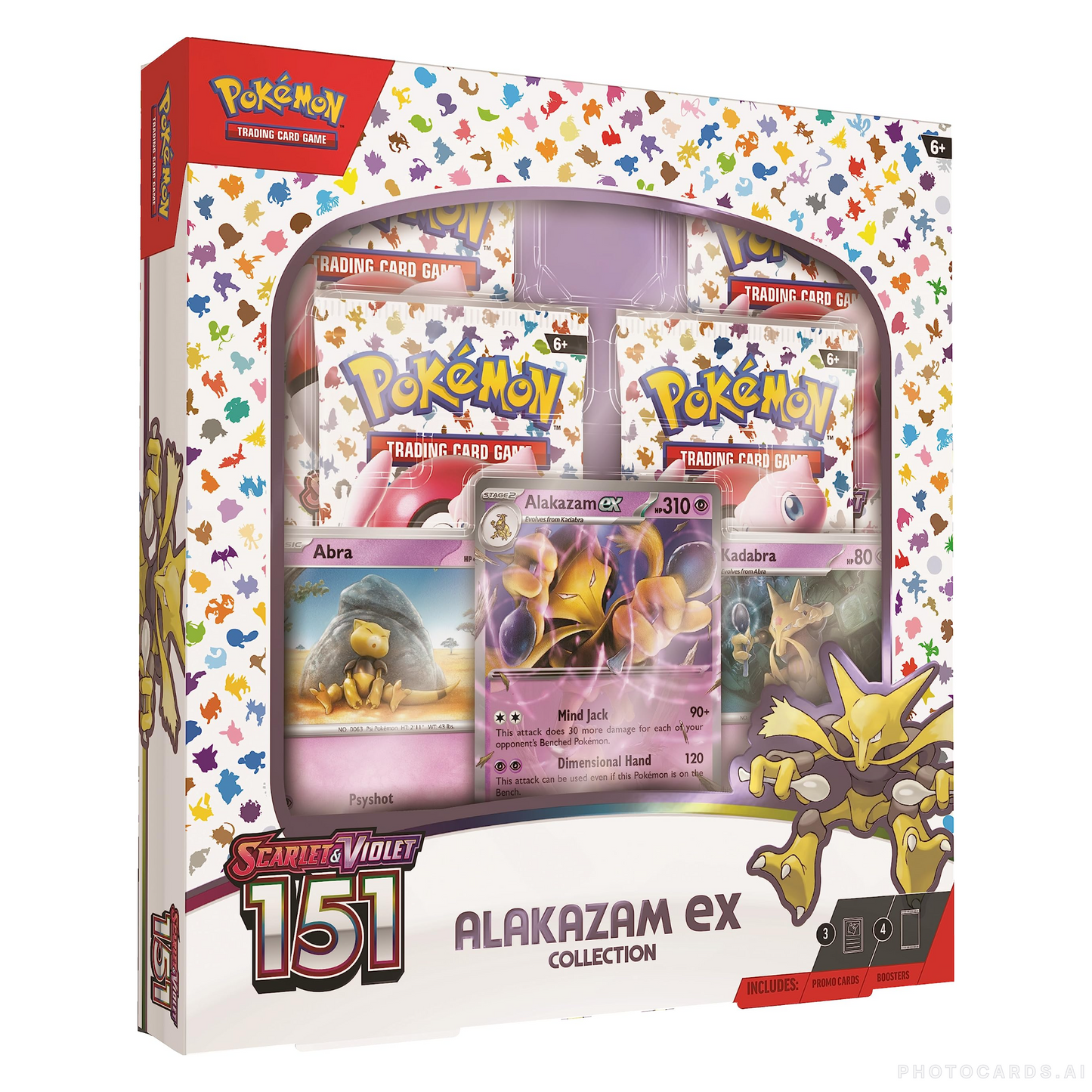 Pokémon TCG - 151 Alakazam Ex Collection Box